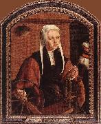 Maerten van heemskerck Portrait of Anna Codde oil painting